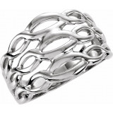 14K White Freeform Ring - 545828309P photo