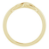 14K Yellow Infinity-Style Ring - 51749102P photo 2