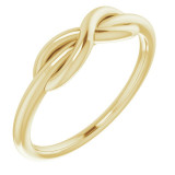 14K Yellow Infinity-Style Ring - 51749102P photo