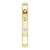 14K Yellow 1/10 CTW Diamond Anniversary Band - 123800601P photo 4