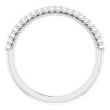 14K White 1/6 CTW Diamond Band - 123257612P photo 2