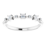 14K White 1/6 CTW Diamond Anniversary Band - 124217600P photo 3