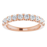 14K Rose 3/4 CTW Diamond Anniversary Band - 123041610P photo 3