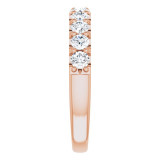 14K Rose 3/4 CTW Diamond Anniversary Band - 123041610P photo 4