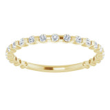 14K Yellow 1/4 CTW Diamond Anniversary Band - 123208601P photo 3