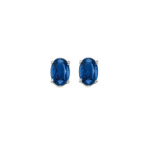 Gems One 14Kt White Gold Sapphire (1/2 Ctw) Earring - ESO53-4W photo
