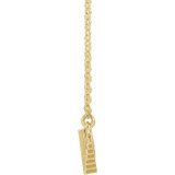 14K Yellow 18 Geometric Necklace - 86935606P photo 2