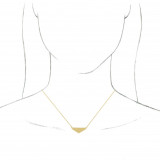 14K Yellow 18 Geometric Necklace - 86935606P photo 3