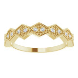 14K Yellow 1/10 CTW Diamond Anniversary Band - 124138601P photo 3