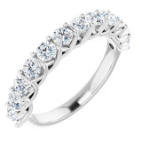 14K White 1 1/8 CTW Diamond Anniversary Band - 1239296001P photo