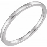 14K White Band - 121855109P photo