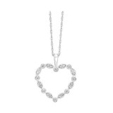 Gems One 14Kt White Gold Diamond (1/8Ctw) Pendant - PD33046-4WD photo
