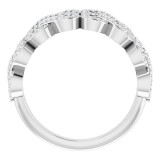 14K White 3/8 CTW Diamond Infinity-Inspired Ring - 123234601P photo 2