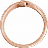 14K Rose Bypass Ring - 51709103P photo 2