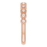 14K Rose 1/6 CTW Diamond Anniversary Band - 123420606P photo 4
