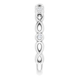 14K White .06 CTW Diamond Anniversary Band - 123425600P photo 4