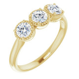 14K Yellow 3/4 CTW Diamond Anniversary Band - 1234356001P photo