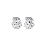 Gems One 14Kt White Gold Diamond (1/6Ctw) Earring - ER29577-4WH photo