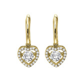 Gems One 14KT Yellow Gold & Diamond Rhythm Of Love Fashion Earrings  - 3/4 ctw - ROL1016-4YC photo