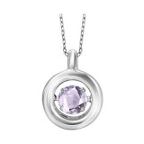 Gems One Silver (SLV 995) Diamond Rhythm Of Love Neckwear Pendant - 1/4 cts - ROL1049SYAL photo