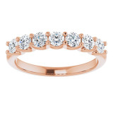 14K Rose 1/2 CTW Diamond Anniversary Band - 1236586022P photo 3