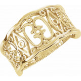 14K Yellow Freeform Remount Ring - 51756324P photo