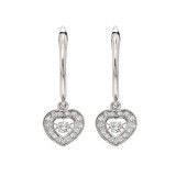 Gems One 14KT White Gold & Diamond Rhythm Of Love Fashion Earrings  - 1/4 ctw - ROL2009-4WC photo
