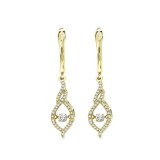 Gems One 14KT Yellow Gold & Diamond Rhythm Of Love Fashion Earrings  - 3/8 ctw - ROL2001-4YC photo