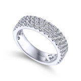 Gabriel & Co. 14k White Gold Stackable Diamond Ring - AN8181W44JJ photo 3