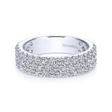 Gabriel & Co. 14k White Gold Stackable Diamond Ring - AN8181W44JJ photo