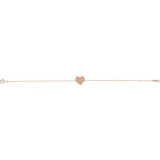 14K Rose Heart 7-8 Bracelet - BRC7821002P photo 2