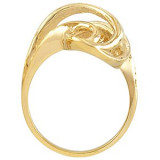 14K Yellow Freeform Ring - 526719758P photo 2