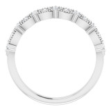 14K White 1/3 CTW Diamond Stackable Ring - 124012600P photo 2