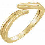 14K Yellow Bypass Ring - 51709102P photo